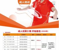 翔羽羽毛球成人培训班第8期火热报名中！